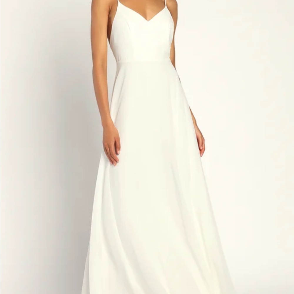 Lulus White Maxi Dress